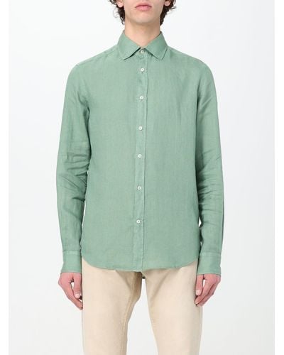 Paul & Shark Camicia in lino - Verde