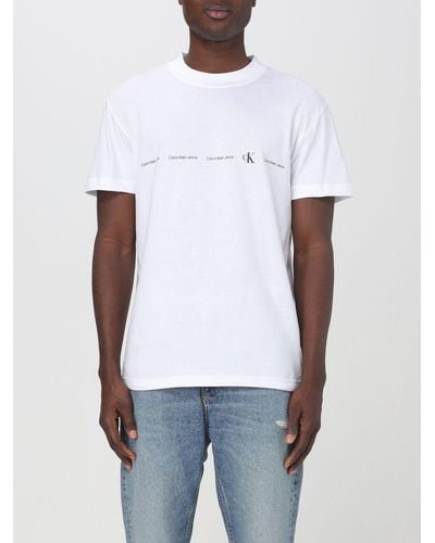 Ck Jeans Camiseta - Blanco