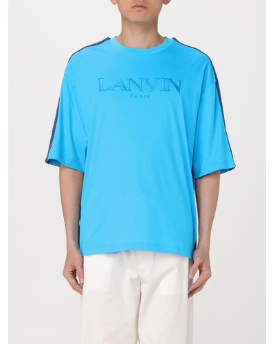 Lanvin T-shirt in cotone - Blu