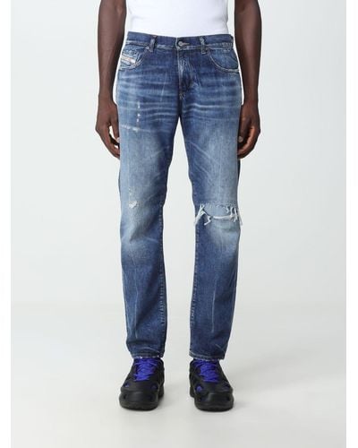 DIESEL Jeans In Washed Denim - Blue