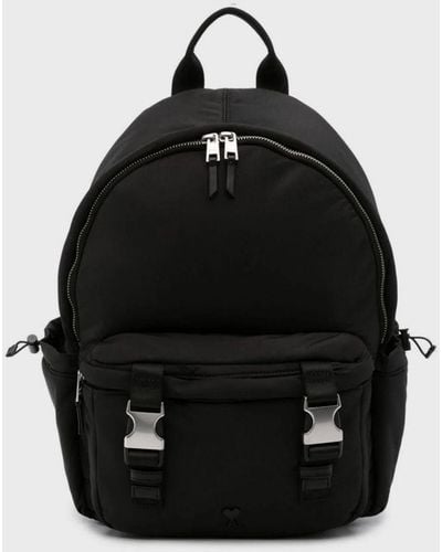 Ami Paris Backpack - Black
