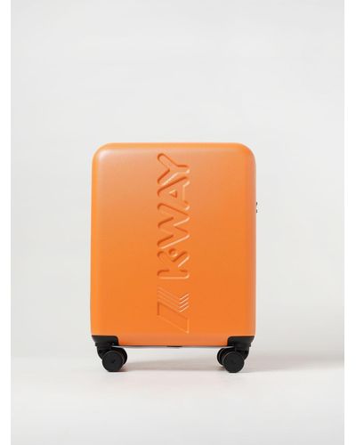 K-Way Trolley in acrilico con logo impresso - Arancione