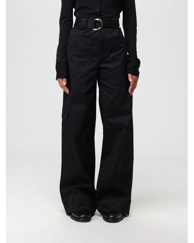 Proenza Schouler Trousers In Stretch Cotton - Black