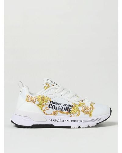 Versace Jeans Couture Dynamic Watercolour Couture Trainers - Metallic