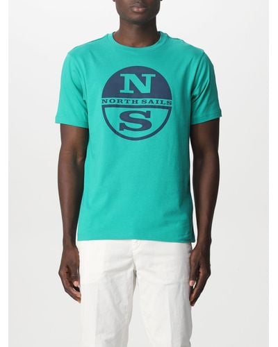 North Sails Cotton T-shirt With Logo - Multicolour