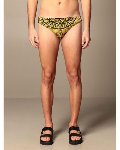 Versace Swimsuit With Baroque Pattern - Multicolor