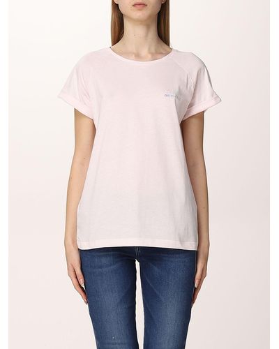 Colmar Basic T-shirt With Logo - Pink
