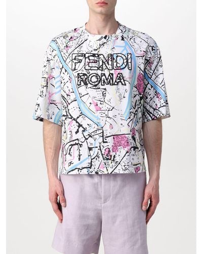 Fendi T-shirt Man - Multicolour