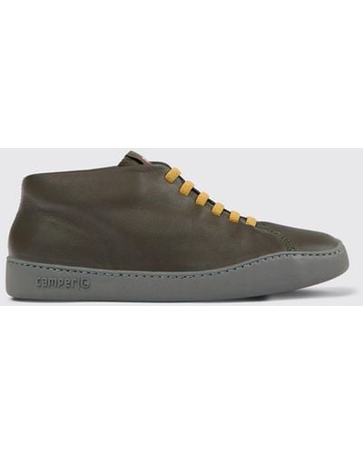 Camper Peu Touring Trainers In Leather - Green