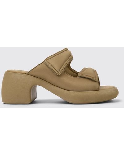 Camper Heeled Sandals - Brown