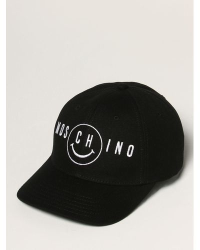 Moschino Cotton Baseball Hat - Black