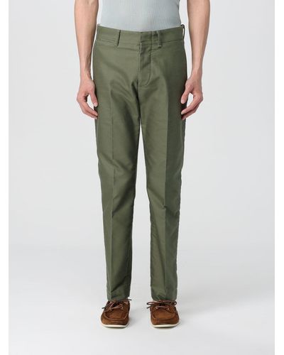 Tom Ford Pantalone chino in gabardine di cotone - Verde