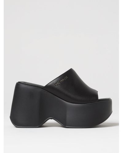 Vic Matié Wedge Shoes Vic Matié - Black