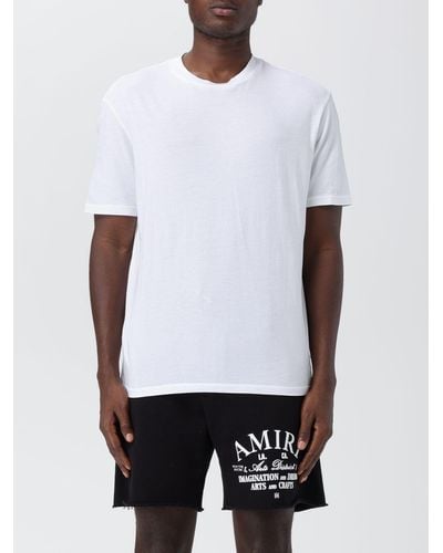 Amiri T-shirt basic di cotone - Bianco