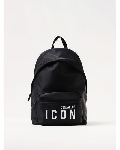 DSquared² Be Icon Backpack In Nylon - Black