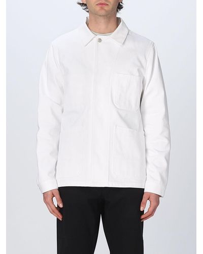 Alexander McQueen Jacket In Denim - White