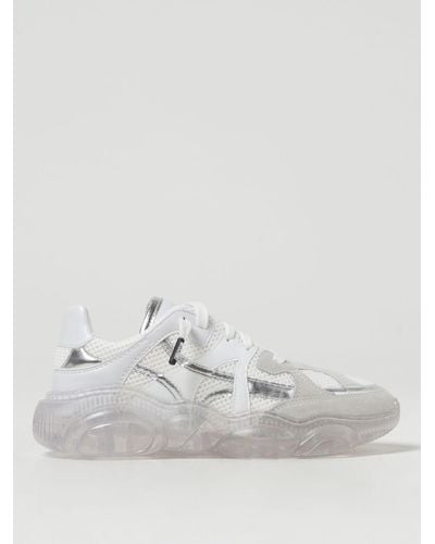 Moschino Sneakers in mesh e gomma - Bianco