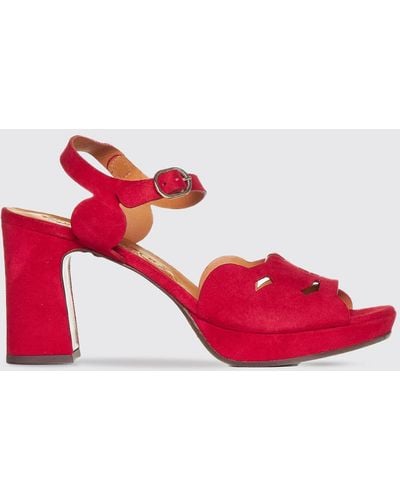 Chie Mihara Heeled Sandals - Red