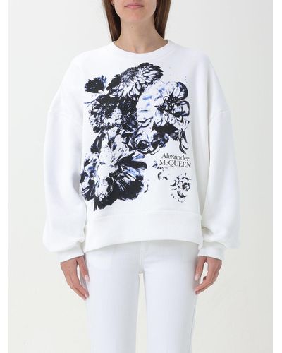 Alexander McQueen Sweatshirt - Weiß