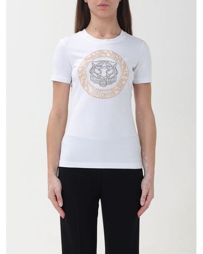 Just Cavalli T-shirt con strass - Bianco