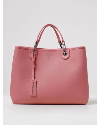 Emporio Armani Tote Bags - Pink
