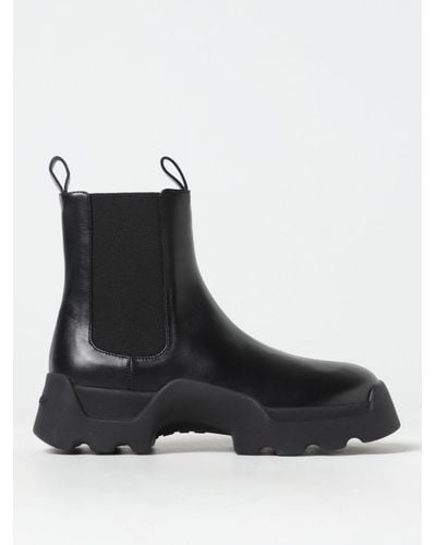 Proenza Schouler Leather Ankle Boots - Black