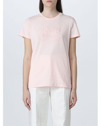 Max Mara Cotton T-shirt - Pink