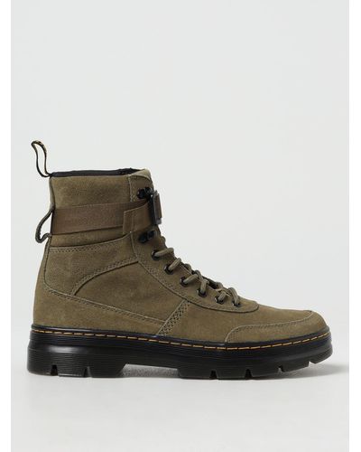 Dr. Martens Stivaletto Combs Tech in suede - Marrone