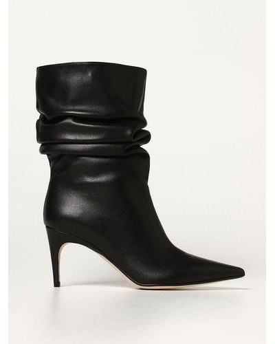 Sergio Rossi Flat Ankle Boots - Black