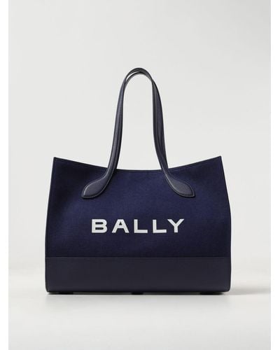Bally Tote Bags - Blue