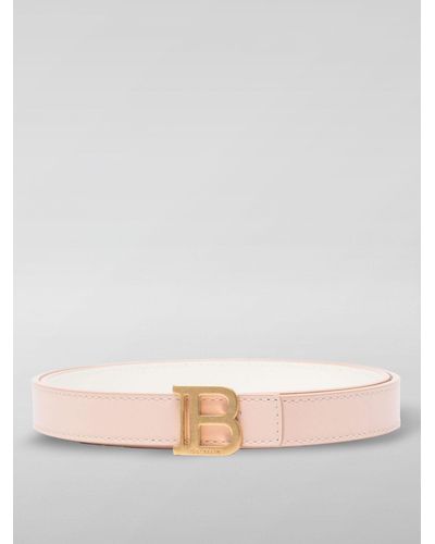 Balmain Cintura in pelle - Rosa