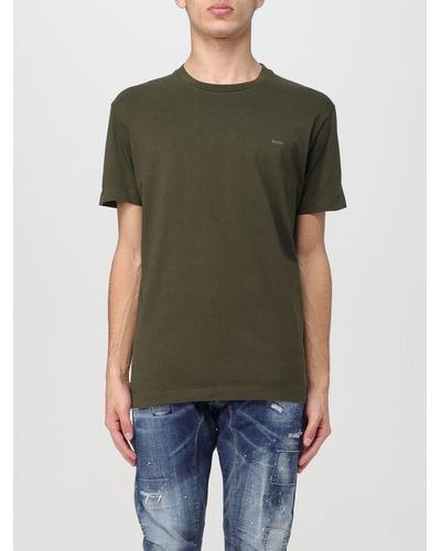 DSquared² T-shirt in cotone con logo - Verde