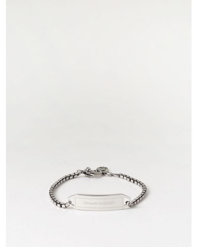 Alexander McQueen Bracelet In Brass - Natural