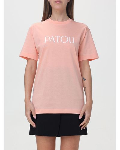 Patou T-shirt a girocollo in cotone - Rosa