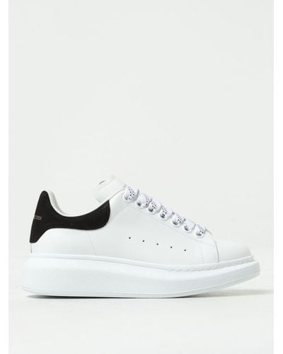 Alexander McQueen Sneakers in pelle 45mm - Bianco