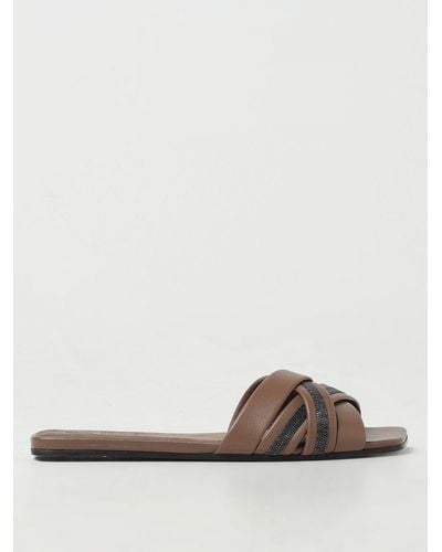 Brunello Cucinelli Flat Sandals - Multicolour