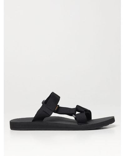 Teva Sandalo M Universal Slide in tessuto REPREVE® Unifi® - Nero