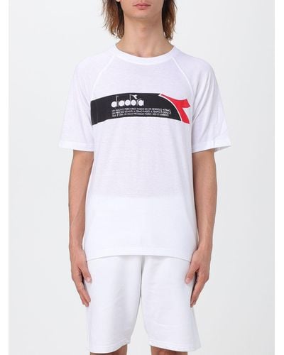 Diadora T-shirt in cotone - Bianco