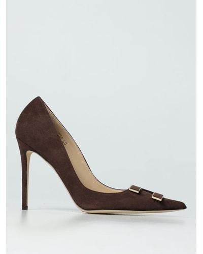 Elisabetta Franchi Chaussures à talons - Marron