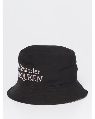 Alexander McQueen Reversible Hat In Nylon - Black