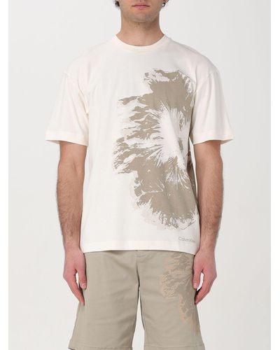 Calvin Klein T-shirt in cotone con stampa - Neutro