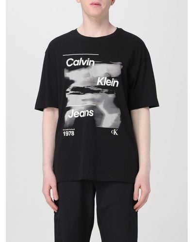 Ck Jeans Camiseta - Negro