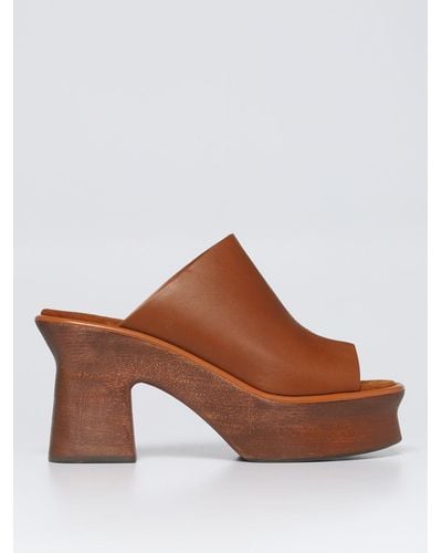 Ferragamo Heeled Sandals - Brown
