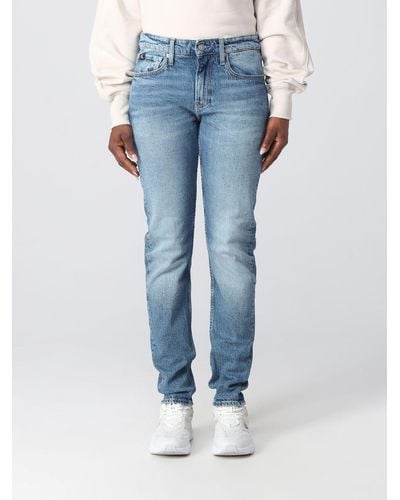 Calvin Klein Jeans in denim stretch - Blu