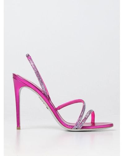Rene Caovilla Heeled Sandals - Pink