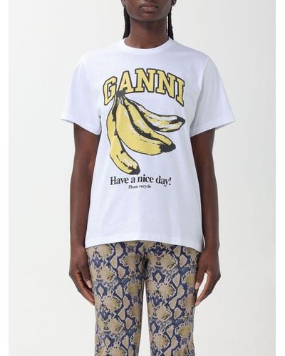 Ganni T-shirt - White