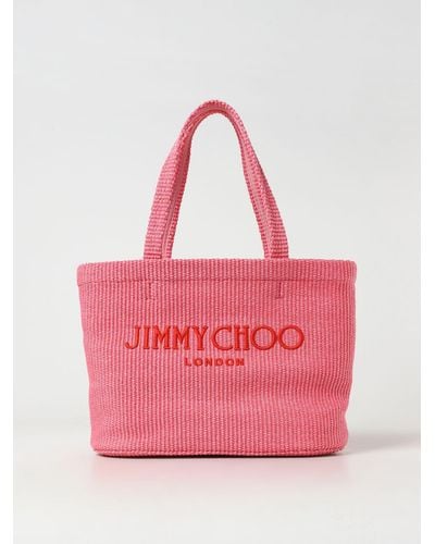 Jimmy Choo Bolso de hombro - Rosa