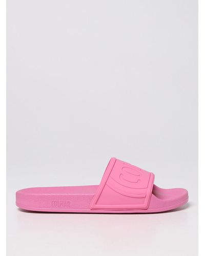 Colmar Slipper Sandal With Logo - Pink