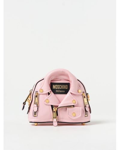 Moschino Bag In Nappa - Pink