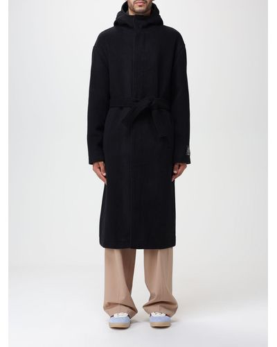 MSGM Coat In Wool Blend - Black